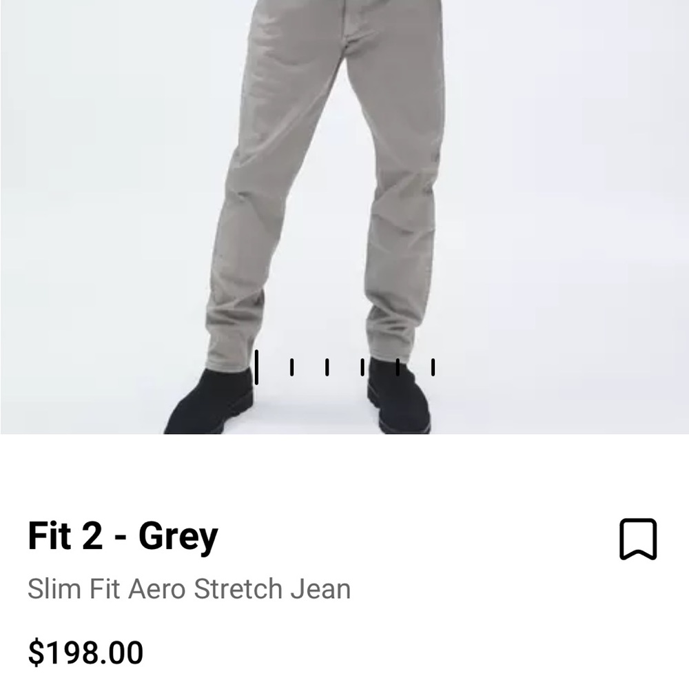 🦴🦴 RAG & BONE MENS FIT 2 GRAY SLIM JEANS SIZE 34 EUC 🦴🦴